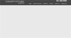 Desktop Screenshot of conceptkitchenandbath.com